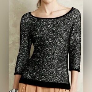 Anthropologie Moth Lana spotted Sweater Size Small